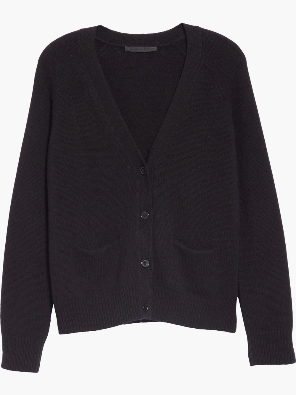 Jenni Kayne 100% Cashmere Stanford Cardigan Black Size Small